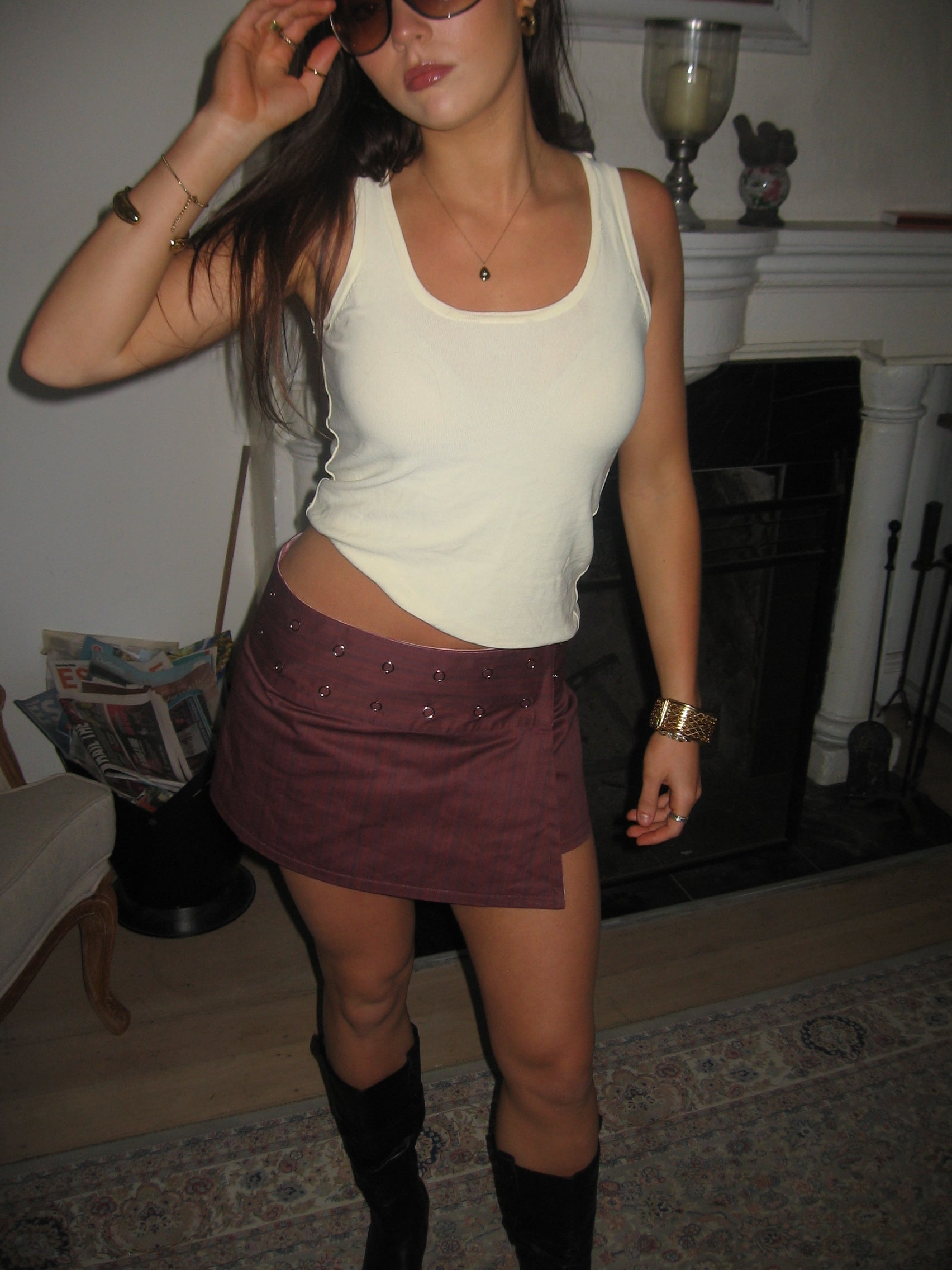 Bobby Skirt Rose & Plum