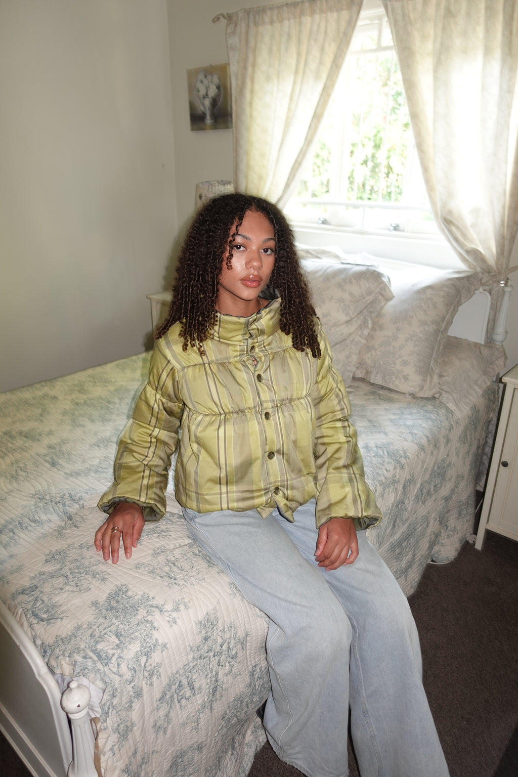 Maude Mustard & Tan Cotton Jacket