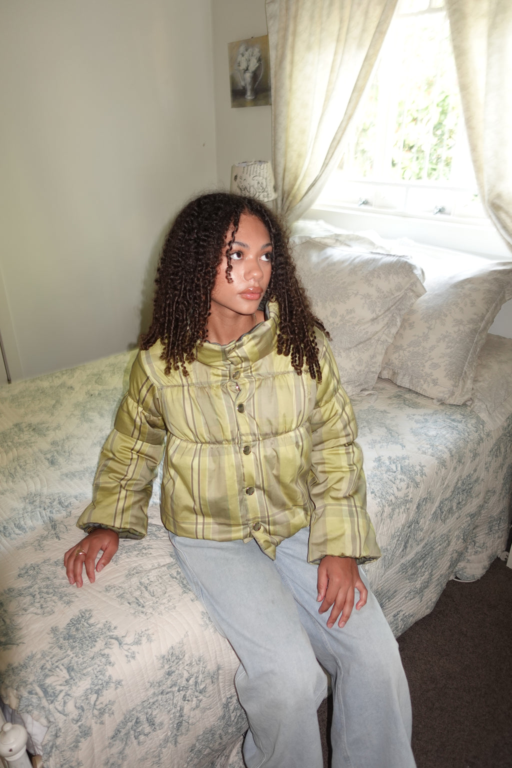 Maude Mustard & Tan Cotton Jacket