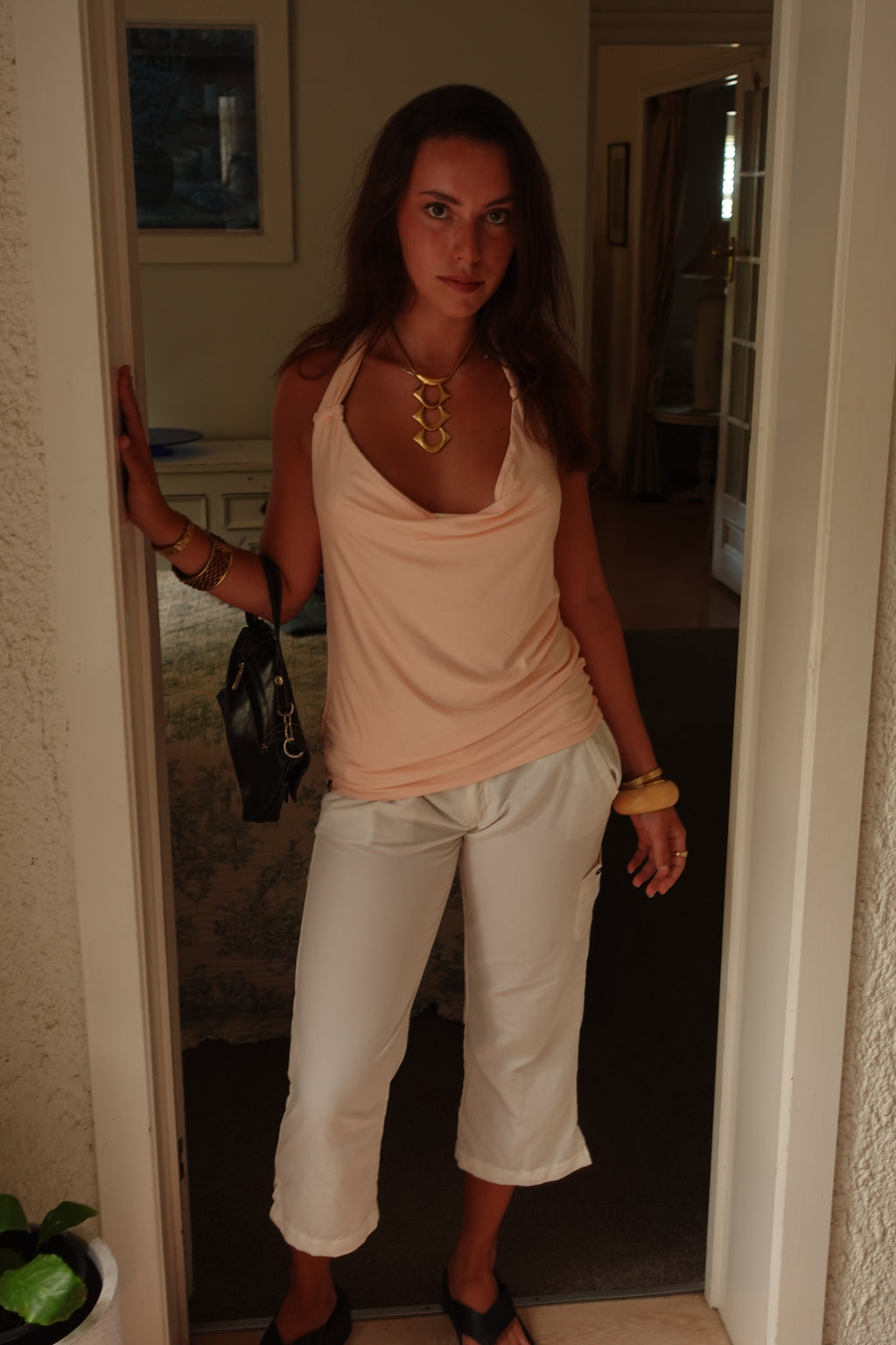 June Top Cream & Pink