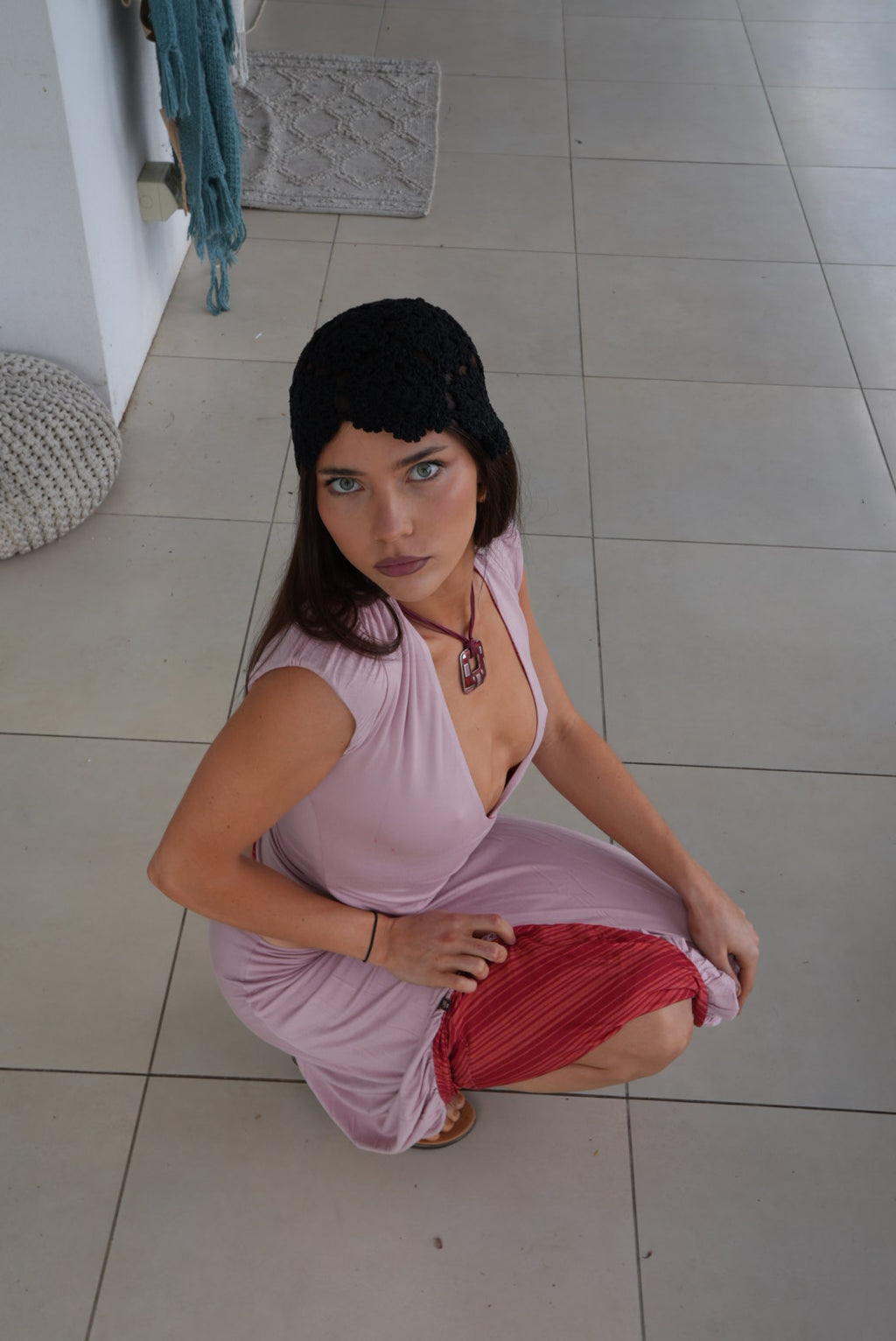 Yasmin Skirt Pink & Terracotta